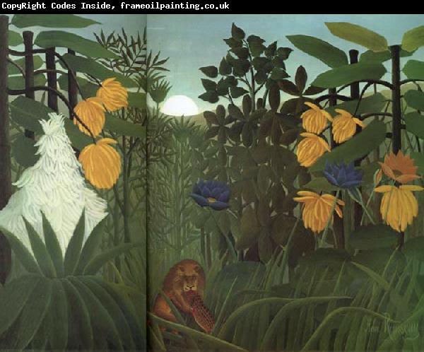 Henri Rousseau The Lion's Meal