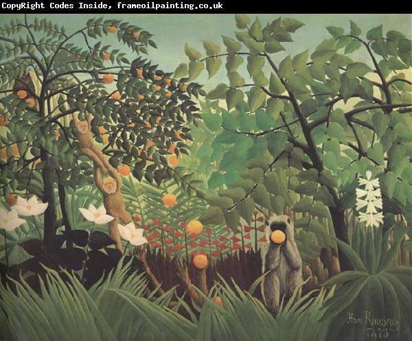 Henri Rousseau Exotic Landscape