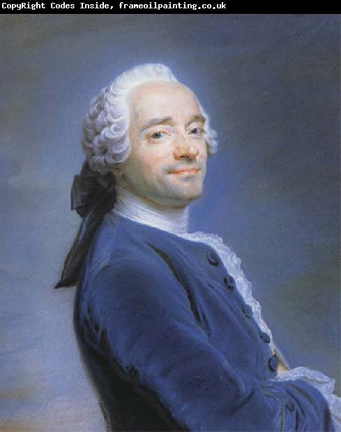 Maurice quentin de la tour Self-Portrait Wearing a Jobot