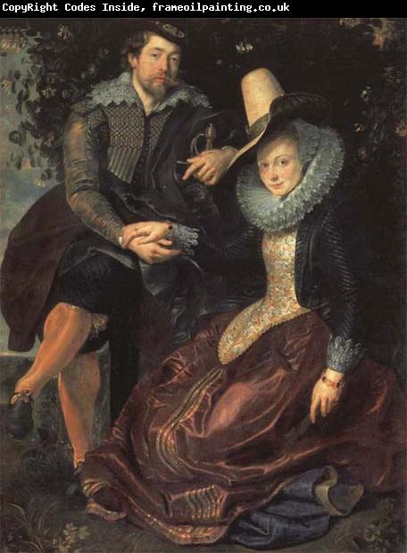 Peter Paul Rubens Self-Portrait with his Wife,Isabella Brant