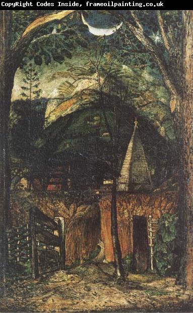 Samuel Palmer A Hilly Scene