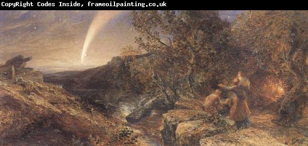 Samuel Palmer The Comet of 1858,as Seen from the Heights of Dartmoor