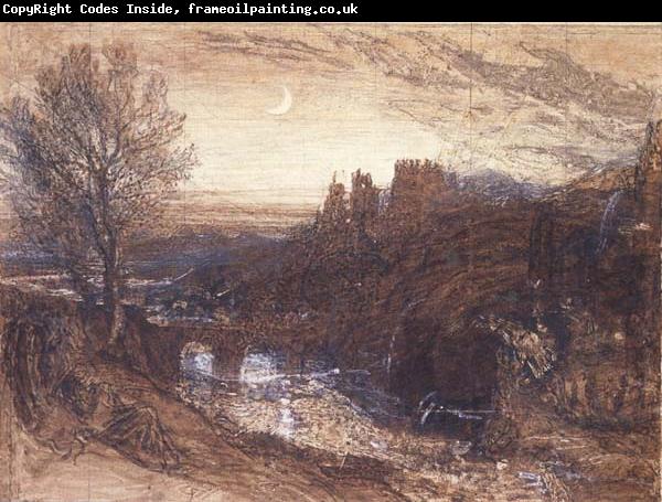 Samuel Palmer A Towered City or The Haunted Stream