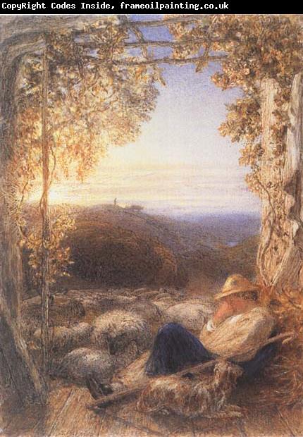 Samuel Palmer The Sleeping Shepherd