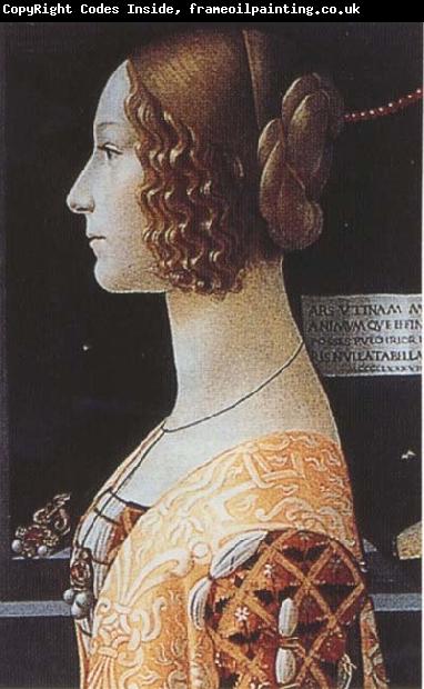 Sandro Botticelli Domenico Ghirlandaio,Portrait of Giovanna Tornabuoni