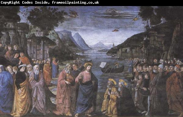 Sandro Botticelli Domenico Ghirlandaio,The Calling of the first Apostles,Peter and Andrew