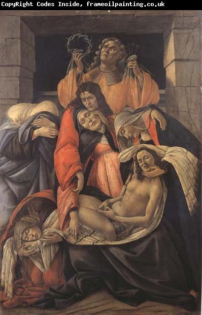 Sandro Botticelli Lament for Christ Dead