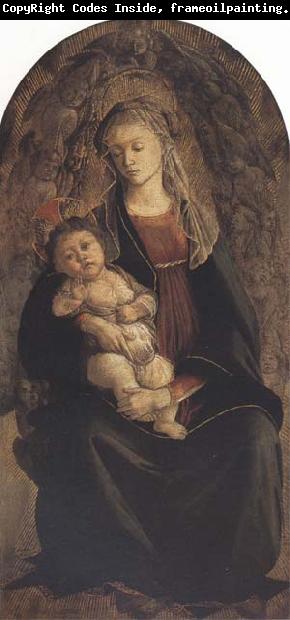 Sandro Botticelli Madonna and Child in Glory with Cherubim