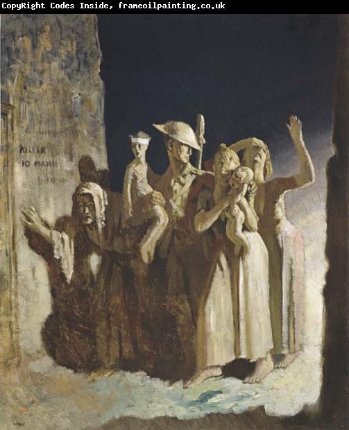 Sir William Orpen Bombing Night