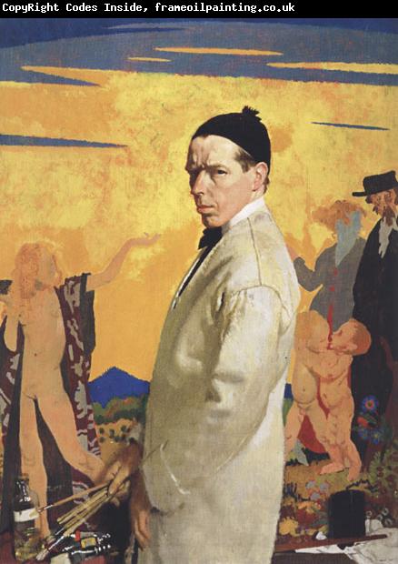 Sir William Orpen Self-Portrait with Sowing New Seed