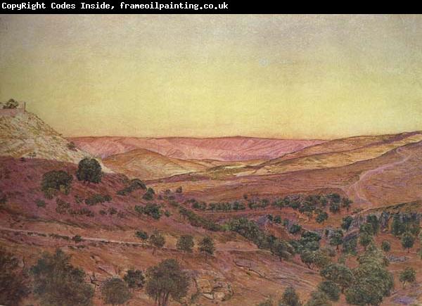 Thomas Seddon Thi Hills of Moab and the Valley of Hinnom (mk46)