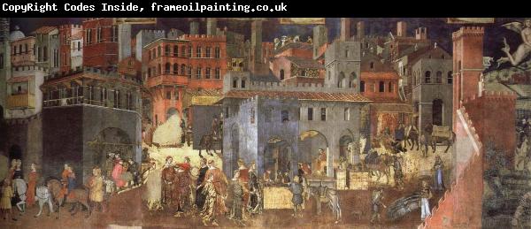 Ambrogio Lorenzetti The Effects of Good Government in the city