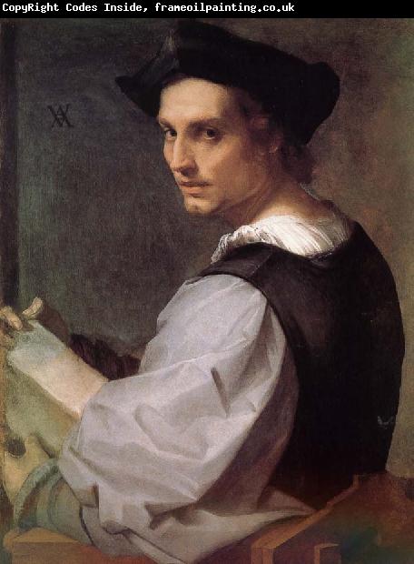 Andrea del Sarto Man portrait