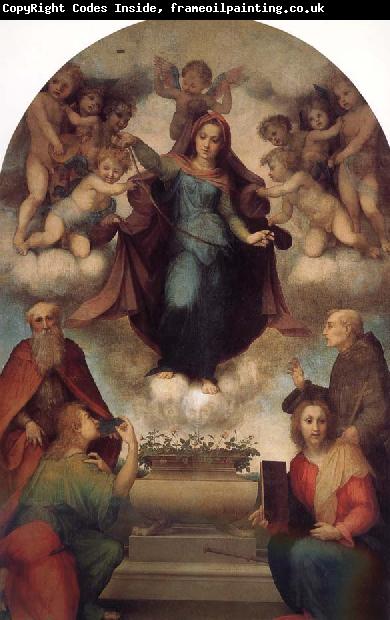 Andrea del Sarto Our Lady of Angels around