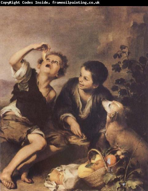 Bartolome Esteban Murillo The Pie Eaters