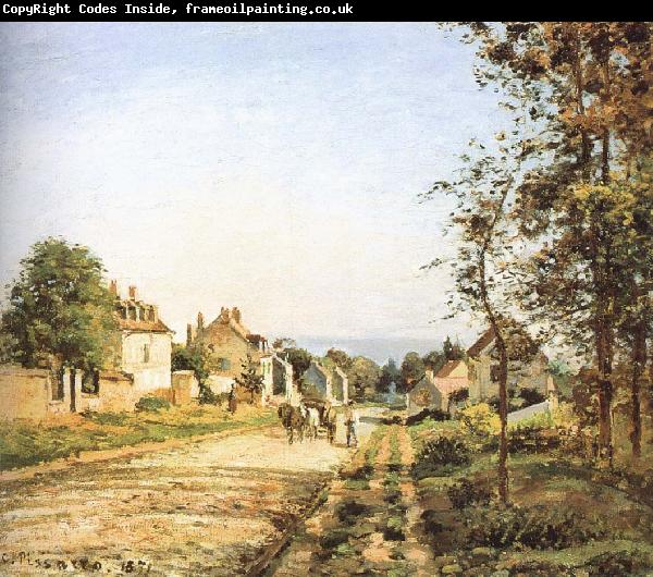 Camille Pissarro Under the sun Versailles Road