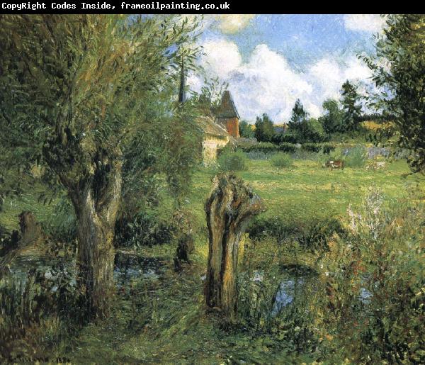 Camille Pissarro the riparian