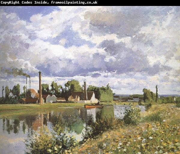 Camille Pissarro Shore plant