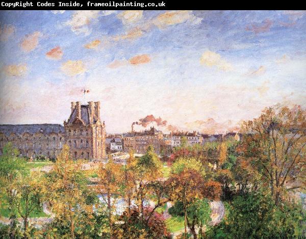 Camille Pissarro Spring garden under the sun