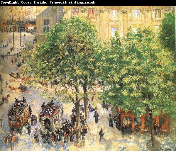 Camille Pissarro Paris spring sunshine streetscape