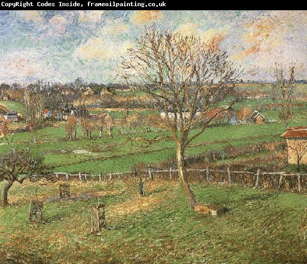 Camille Pissarro The peach trees in winter