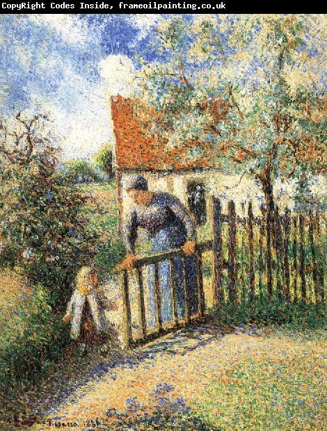 Camille Pissarro Mothers and children in the garden