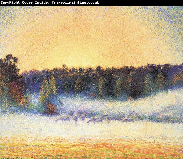 Camille Pissarro Sunsets