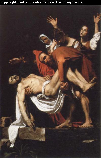 Caravaggio the entombment