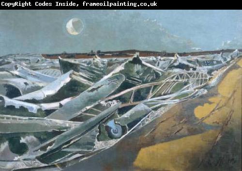 Caspar David Friedrich Paul Nash, Totes Meer