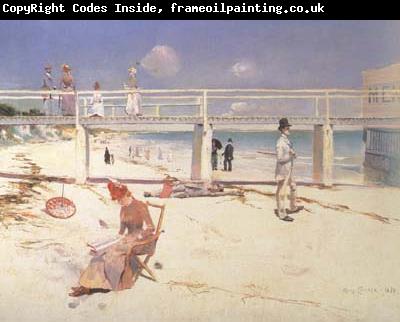 Charles conder A Holiday at Mentone