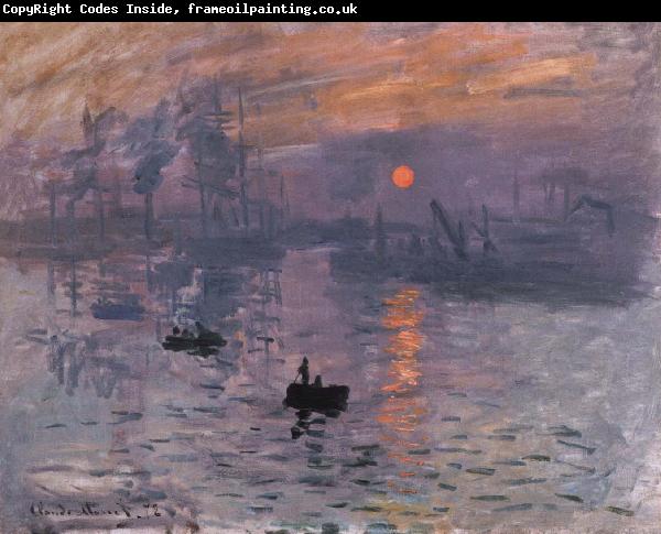 Claude Monet impression,sunrise