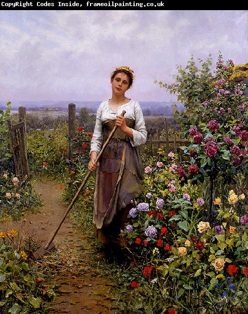 Daniel Ridgeway Knight La Petite Jardiniere