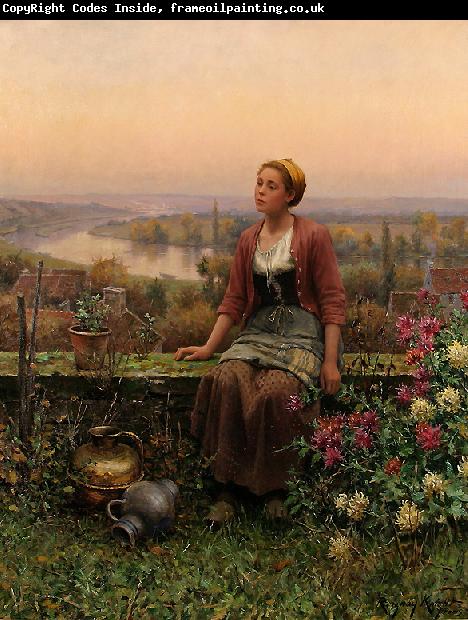 Daniel Ridgeway Knight Maria on the Terrace