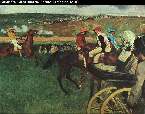 Edgar Degas At the Races