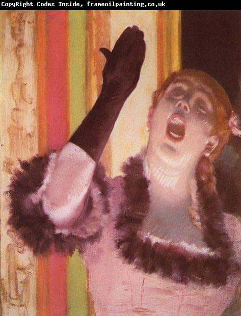 Edgar Degas The Singer with the Glove