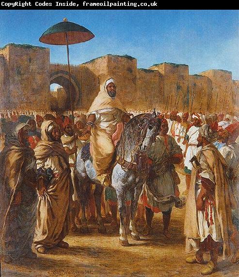 Eugene Delacroix Sultan of Morocco