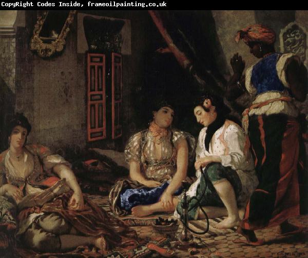 Eugene Delacroix Women of Algiers in the room