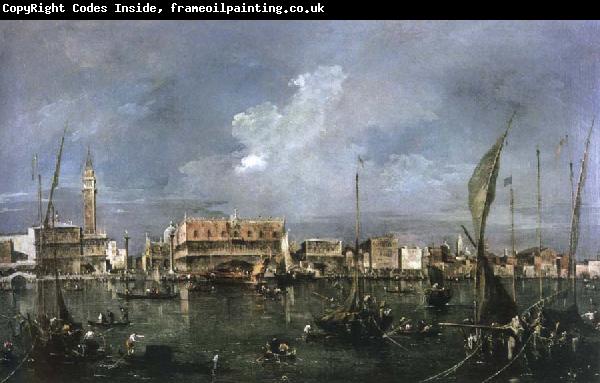 Francesco Guardi venice acrooss the basin of san marco