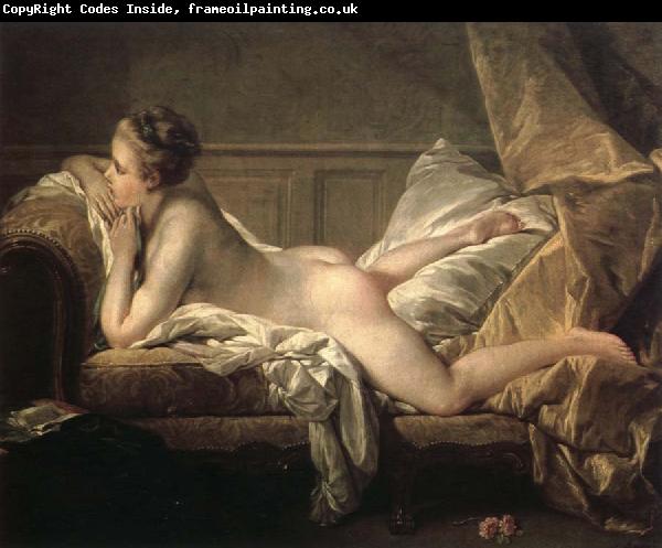 Francois Boucher reclining girl