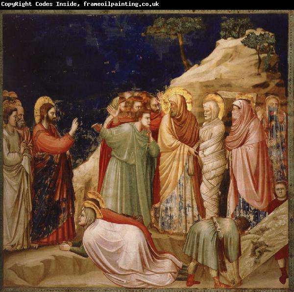 GIOTTO di Bondone lasarus ateruppstar fran de doda