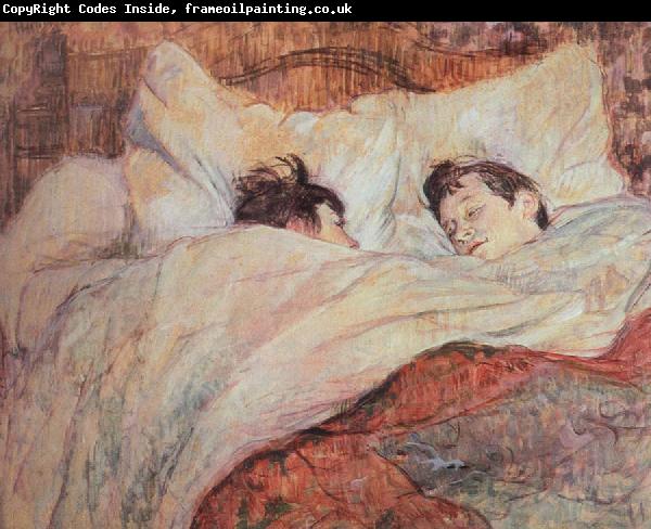 Henri de toulouse-lautrec the bed