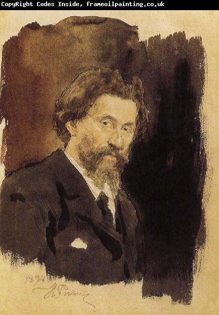 Ilia Efimovich Repin Self-portrait