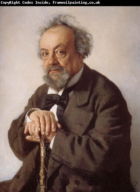 Ilia Efimovich Repin Peter Xie Rimsky portrait