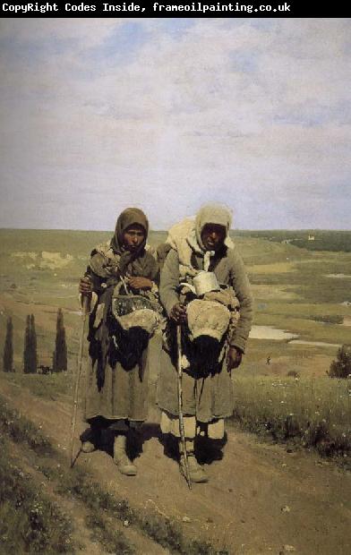 Ilia Efimovich Repin Wandering pilgrims