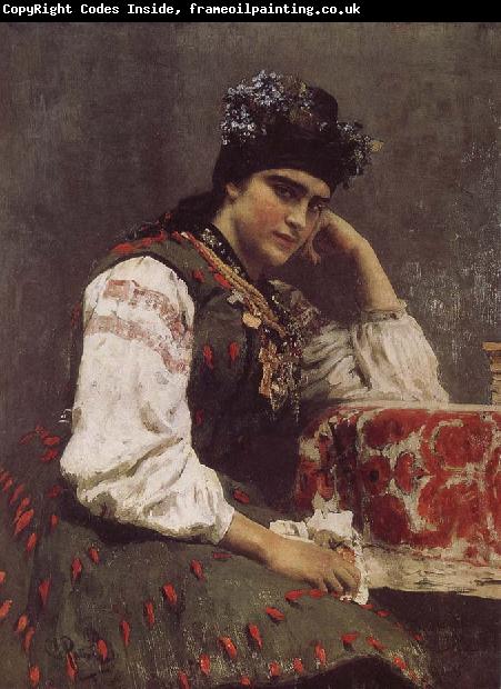 Ilia Efimovich Repin German Raga rice Luowa portrait