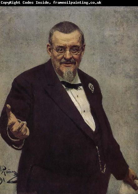 Ilia Efimovich Repin Si Pasuo Weiqi portrait