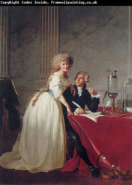 Jacques-Louis David Portrait of Antoine Laurent Lavoisier and his wife (