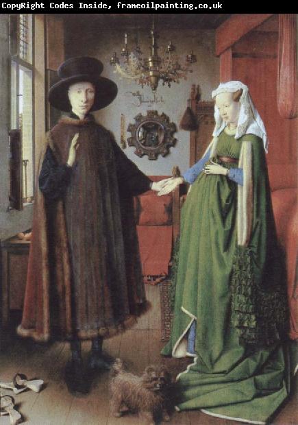 Jan Van Eyck Portrait of Giovanni Arnolfini and His Wife