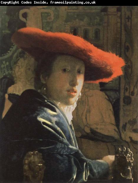 Jan Vermeer the girl with the red hat