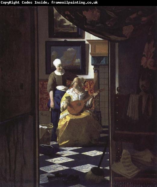 Jan Vermeer letter